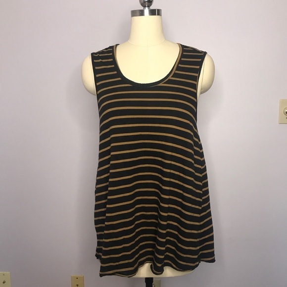 We The Free/ Free People Stripped Tunic Top - Picture 1 of 7